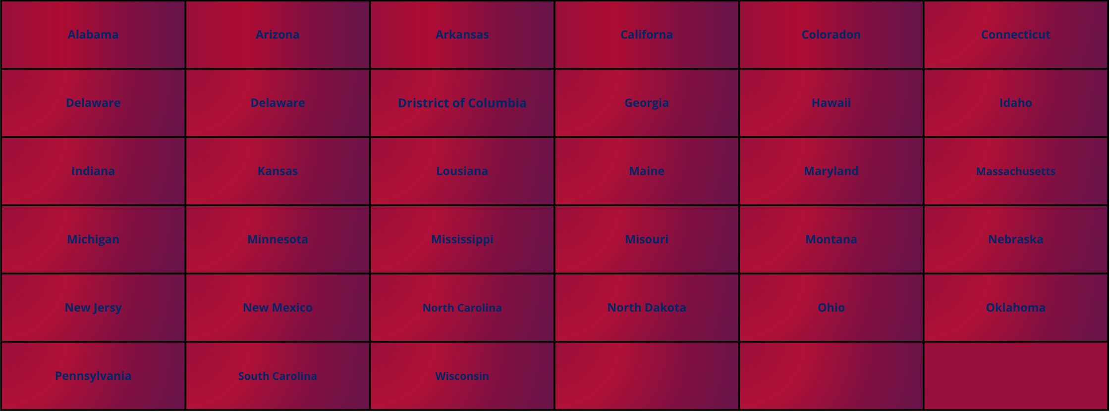 CF/SF participating states map